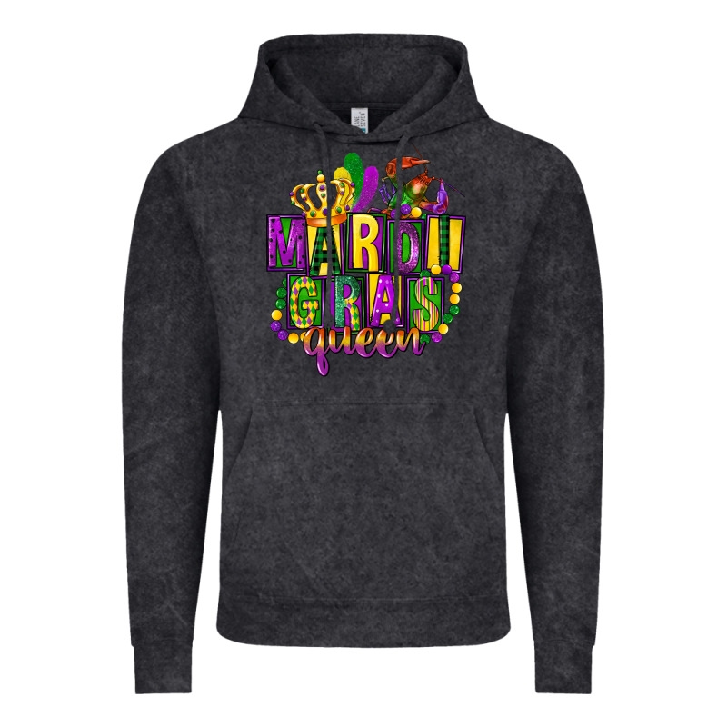 Mardi Gras Queen Vintage Hoodie by FaDigitalArtStudio | Teevron