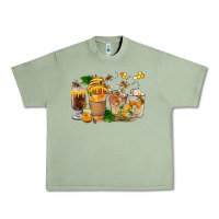 Honey Bee Coffee Cups Urban Heavy Tee | Teevron