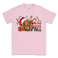 Bubblegum Pink merry christmas yall Classic Tee - CowGirlArtShop