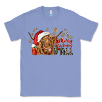 Colony Blue merry christmas yall Classic Tee - CowGirlArtShop