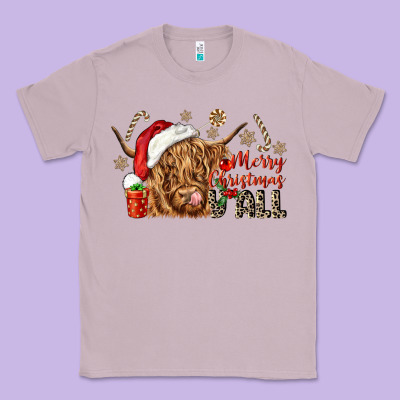 Merry Christmas Yall Classic Tee Designed By Cowgirlartshop