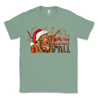 Sage merry christmas yall Classic Tee - CowGirlArtShop