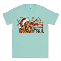 Seafoam merry christmas yall Classic Tee - CowGirlArtShop