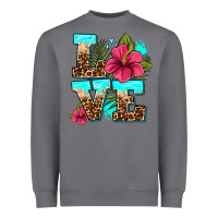 Love Summer With Flowers Heavyweight Sweatshirt | Teevron