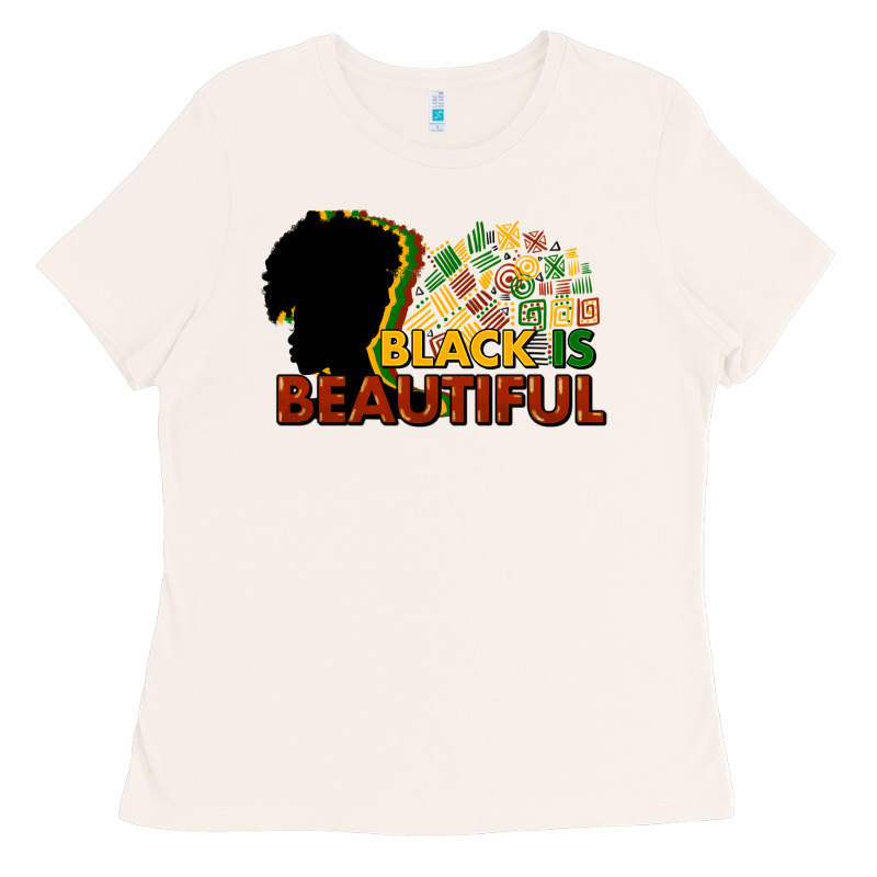 Black Is Beautiful Ladies Tee by HowdyJamesFarm | Teevron