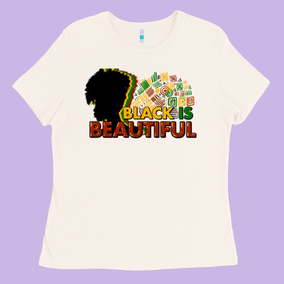 Black Is Beautiful Ladies Tee Designed By Howdyjamesfarm