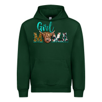 Forest Green girl mama Urban Hoodie - JahusDesignShop