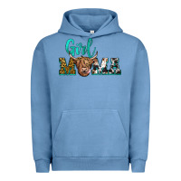 Pigment Pebble Blue girl mama Urban Hoodie - JahusDesignShop