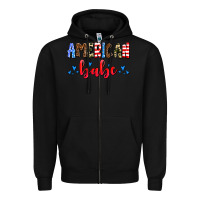Black American babe Zipper Hoodie - AdoDesignShop