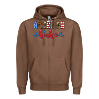 Chestnut American babe Zipper Hoodie - AdoDesignShop