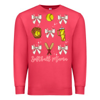 Cardinal softball coquette bow Premium Sweatshirt - JahusDesignShop