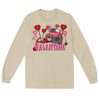 Mushroom hello valentine valentine's day truck Long Sleeve Tee - FaDigitalArtStudio