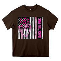 Chocolate Brown back the pink Heavy Core Tee - TumblerDesignByShophia