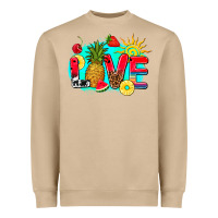 Mushroom love summer fruit and sun Heavyweight Sweatshirt - AdoDesignShop
