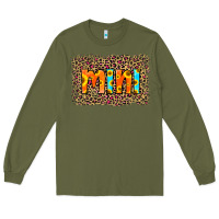 Army Green Leopard Sunflower Mimi Long Sleeve Tee - RanaPortraitStore