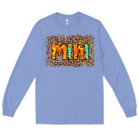 Colony Blue Leopard Sunflower Mimi Long Sleeve Tee - RanaPortraitStore
