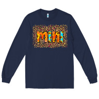 Navy Leopard Sunflower Mimi Long Sleeve Tee - RanaPortraitStore
