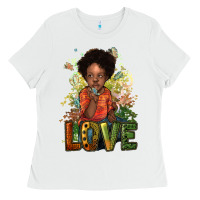 White Black are boy love Ladies Tee - HowdyJamesFarm