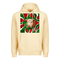 Pina Colada christmas hereford cow face Premium Hoodie - LillyAllenDesigns