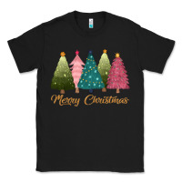 Black merry christmas trees Classic Tee - CowGirlArtShop
