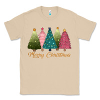 Mushroom merry christmas trees Classic Tee - CowGirlArtShop
