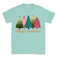 Seafoam merry christmas trees Classic Tee - CowGirlArtShop
