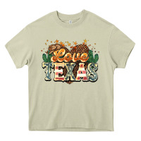 Love Texas 4th Of July Heavy Core Tee | Teevron
