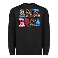 Black america with heart Heavyweight Sweatshirt - AdoDesignShop
