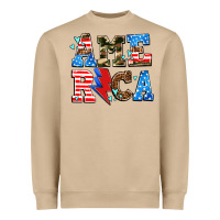 Mushroom america with heart Heavyweight Sweatshirt - AdoDesignShop