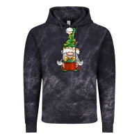 Cloud Black Christmas Gnome With Gift Vintage Hoodie - BundleAndBundleShop
