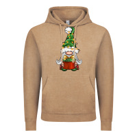 Vintage Coffee Christmas Gnome With Gift Vintage Hoodie - BundleAndBundleShop