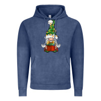 Vintage Denim Christmas Gnome With Gift Vintage Hoodie - BundleAndBundleShop