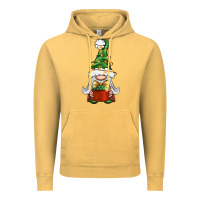Vintage Mustard Christmas Gnome With Gift Vintage Hoodie - BundleAndBundleShop