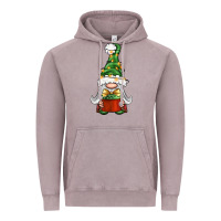 Vintage Zinc Christmas Gnome With Gift Vintage Hoodie - BundleAndBundleShop
