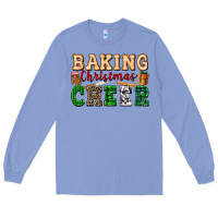 Colony Blue baking christmas cheer Long Sleeve Tee - FaDigitalArtStudio