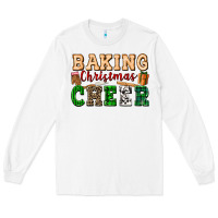 White baking christmas cheer Long Sleeve Tee - FaDigitalArtStudio