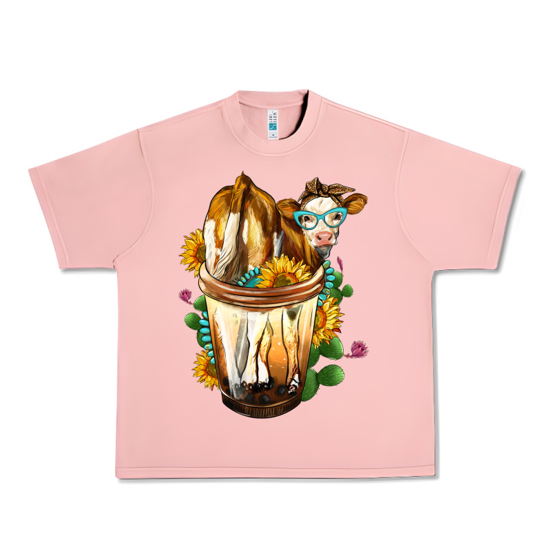 Simmental Cow Bobba Cup Urban Heavy Tee by FaDigitalArtStudio | Teevron