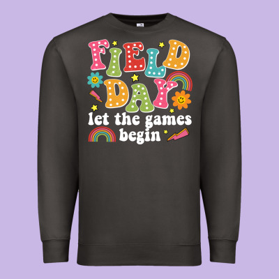 Field Day Let The Games Begin Premium Sweatshirt Designed By Jahusdesignshop