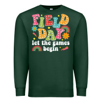 Sports Green field day let the games begin Premium Sweatshirt - JahusDesignShop