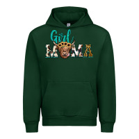 Forest Green girl mama Urban Hoodie - JahusDesignShop