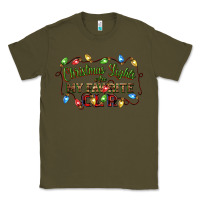 Army Green christmas lights are my favorite color Classic Tee - CowGirlArtShop