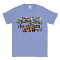 Colony Blue christmas lights are my favorite color Classic Tee - CowGirlArtShop