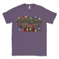 Lavender christmas lights are my favorite color Classic Tee - CowGirlArtShop