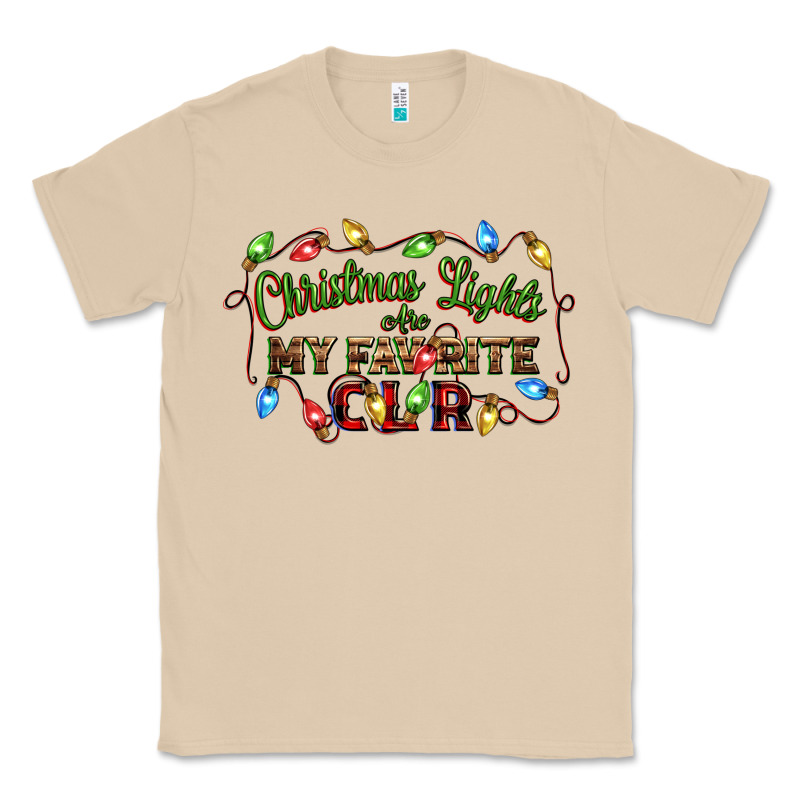 Christmas Lights Are My Favorite Color Classic Tee by CowGirlArtShop | Teevron