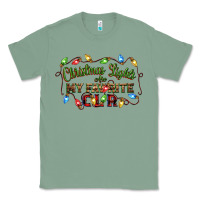 Sage christmas lights are my favorite color Classic Tee - CowGirlArtShop