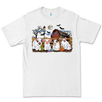 White halloween pigs Premium Tee - CowGirlArtShop