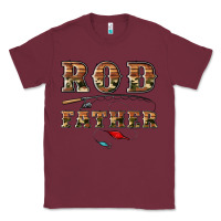 Burgundy rod father Classic Tee - Artiststas
