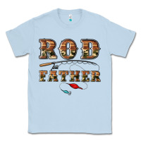 Dusty Blue rod father Classic Tee - Artiststas
