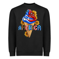 Black ice cream america Heavyweight Sweatshirt - AdoDesignShop