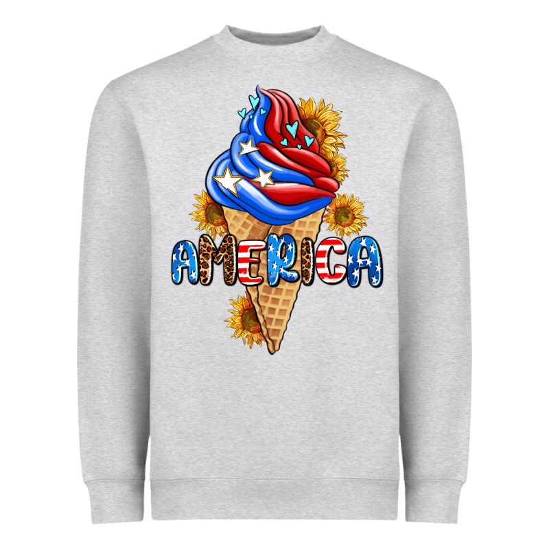 Ice Cream America Heavyweight Sweatshirt by AdoDesignShop | Teevron